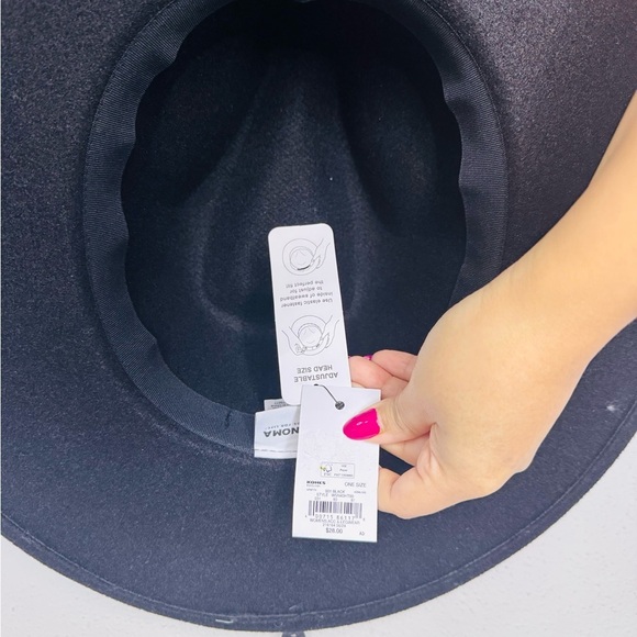 Sonoma Black Wide-Brim Hat - Picture 5 of 6